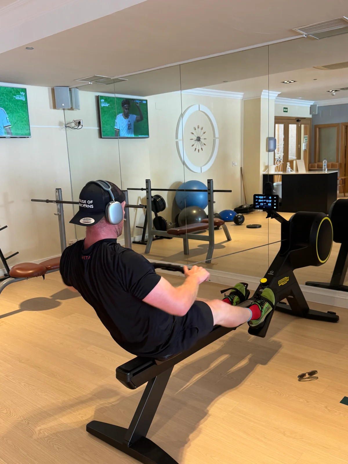 Oliver’s Atlantic rowing training